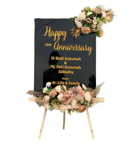 Papan Bunga Akrilik Enggalwangi